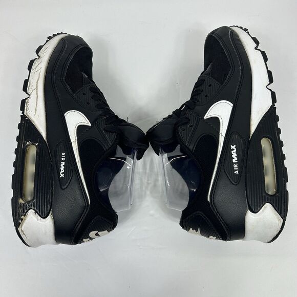Nike Air Max 90 Black White Sportswear Sneakers Shoes DH8010-002 Women's 8.5 - Picture 6 of 9